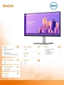 Dell Monitor 24 cale P2422H LED IPS 1920x1080/16:9/DP/VGA/3Y