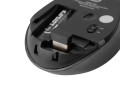 NATEC Mysz bezprzewodowa Osprey 1600DPI Bluetooth + 2.4GHz Czarno-szara