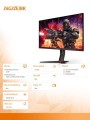 AOC Monitor 24G2ZE 23.8 LED 240Hz HDMIx2 DP