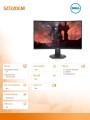 Dell Monitor 27 cali S2722DGM VA 2560x1440/2xHDMI/DP/3Y