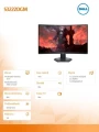 Dell Monitor 31.5 cala S3222DGM VA 2560x1440/2xHDMI/DP/3Y