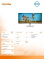 Dell Monitor 34 cale S3422DW VA LED 21:9 3440x1440/HDMI/DP/3Y