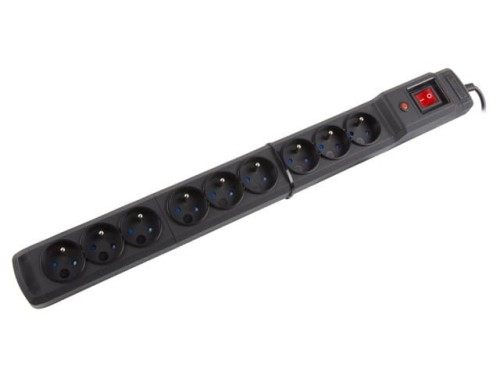 ARMAC Listwa przeciwprzepięciowa Multi M9 1.5m czarna (9 gniazd)