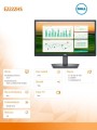 Dell Monitor E2222HS 21.5 cala LED 1920x1080/VGA/HDMI/DP/3Y