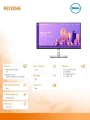 Dell Monitor 27 cali P2722H LED IPS FHD/16:9/VGA/HDMI/DP/5Y