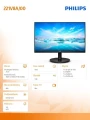 Philips Monitor 221V8A 21.5 cali VA HDMI Głośniki
