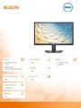 Dell SE2222H  21,5 LED 1920x1080/HDMI/VGA/3Y