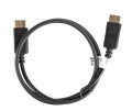 LANBERG Kabel DisplayPort M/M 4K 1M czarny