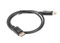 LANBERG Kabel DisplayPort M/M 4K 1M czarny