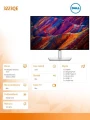 Dell Monitor U3223QE  31,5 cala IPS LED  4K (3840x2160) /16:9/HDMI/2xDP/3xUSB-C/4xUSB 3.2/RJ-45/3Y AES&amp;PPG