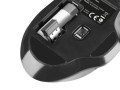 Natec Mysz bezprzewodowa Blackbird 2 1600 DPI z cichym klikiem Czarna