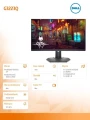 Dell Monitor G3223Q 32" FreeSync 144Hz IPS LED 4K (3840x2160)/16:9/DP/2xHDMI/USB-B/USB/3Y AES&amp;PPE