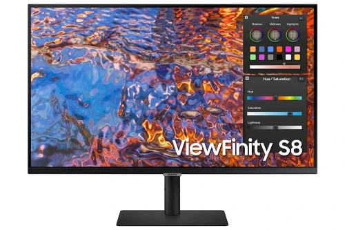 Samsung Monitor 32 cale LS32B800PXUXEN IPS 3840x2160 UHD 16:9 1xHDMI 1xUSB-C (90W) 1xDP LAN (RJ45) 5ms HAS+PIVOT płaski 3Y