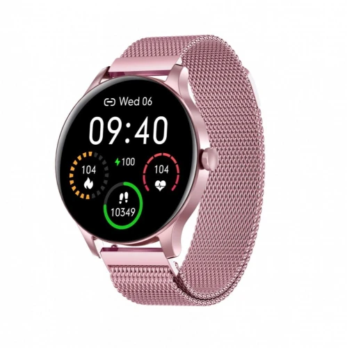 Garett Electronics Smartwatch Classy różówy stalowy
