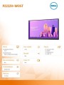 Dell Monitor P2222H-WOST 21.5 IPS LED Full HD (1920x1080) /16:9/HDMI/DP/VGA/5xUSB 3.0/No Stand/3Y PPG