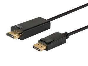 Savio Kabel DisplayPort (M) - HDMI (M) 1,5m, CL-56