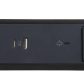 Legrand Przedłużacz 5x2PZ +USB A/C 1,5m czarny