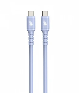 TB Kabel USB C - USB C 1m silikonowy fioletowy