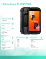 ULEFONE Smartfon Armor 15 6GB/128GB IP68/IP69K 6600mAh DualSIM Wbudowane Słuchawki Czarny