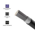 Qoltec Kabel solarny fotowoltaiczny | 6mm2 | 100m | Czarny
