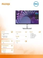 Dell Monitor P3223QE 31.5 cala IPS LED 4K (3840x2160)/16:9/HDMI/DP/USB-C/   4xUSB/RJ45/3Y