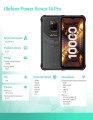 ULEFONE Smartfon Power Armor 14 Pro 8/128GB 10000mAh DualSIM Czarny