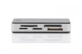 Digitus Czytnik kart 5-portowy USB 3.0 SuperSpeed, All-in-one, Czarno-srebrny