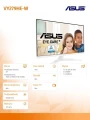 Asus Monitor 27 cali VY279HE-W IPS HDMI VGA