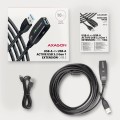 AXAGON Kabel ADR-310 USB 3.0 A-M -> A-F aktywny kabel przedłużacz/wzmacniacz 10m