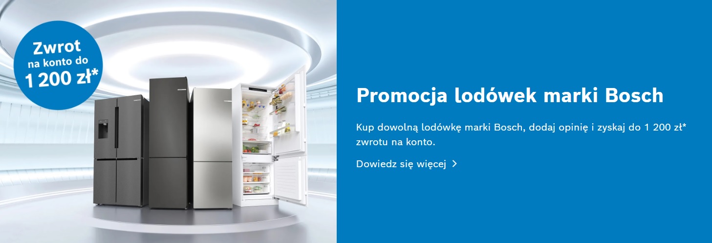 BOSCH-promocja lodówek